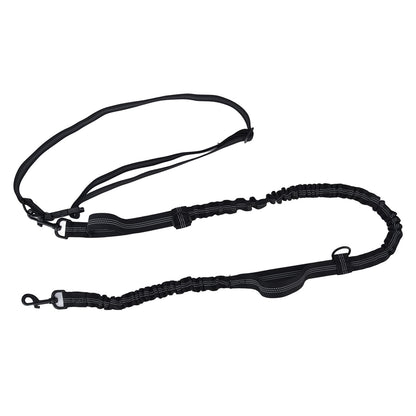 Pet Leash Reflective Retractable Portable Adjustable Dog Traction Rope for Pets Dogs Black - view 3