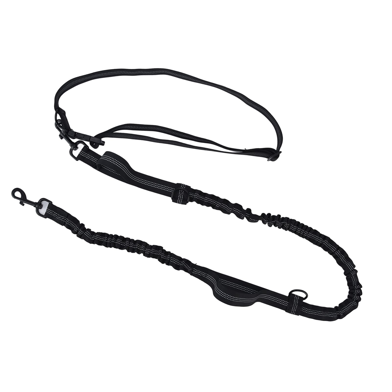 Pet Leash Reflective Retractable Portable Adjustable Dog Traction Rope for Pets Dogs Black - view 4