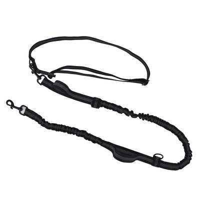 Pet Leash Reflective Retractable Portable Adjustable Dog Traction Rope for Pets Dogs Black - view 4