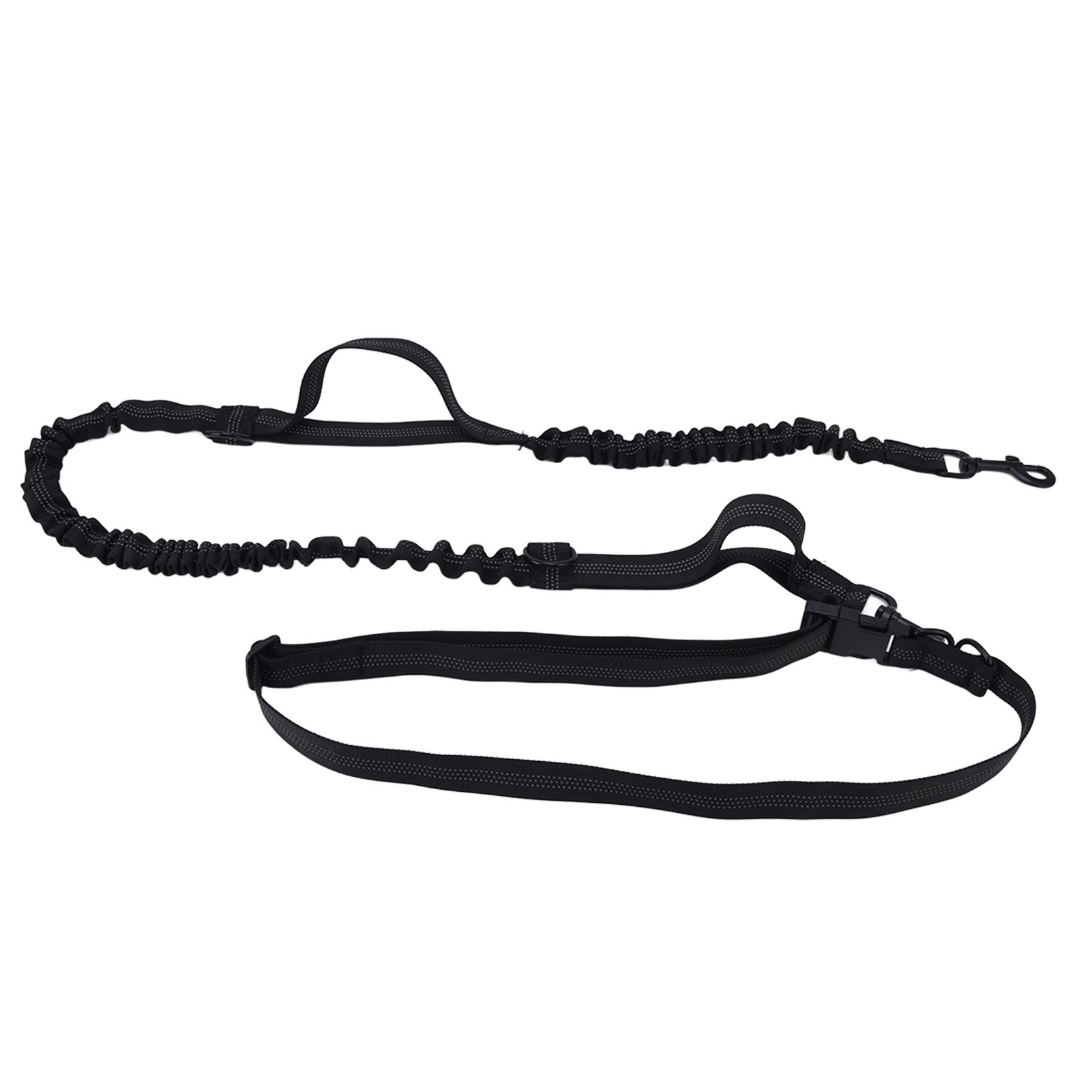 Pet Leash Reflective Retractable Portable Adjustable Dog Traction Rope for Pets Dogs Black - view 6