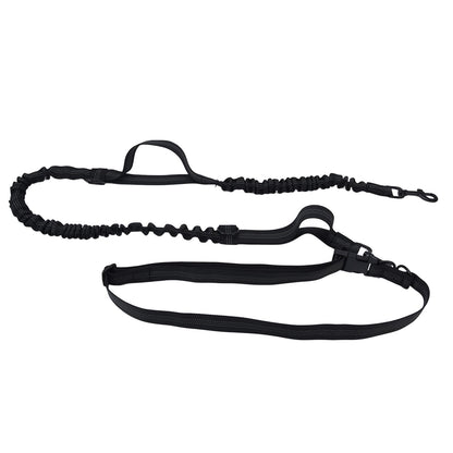 Pet Leash Reflective Retractable Portable Adjustable Dog Traction Rope for Pets Dogs Black - view 6