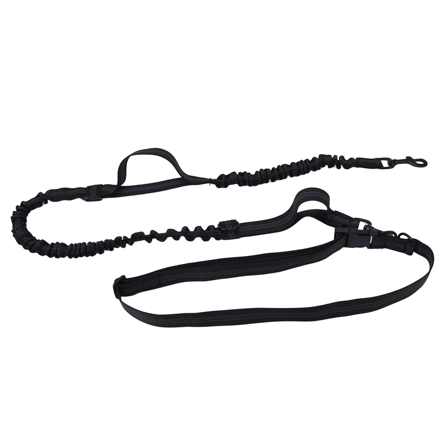 Pet Leash Reflective Retractable Portable Adjustable Dog Traction Rope for Pets Dogs Black - view 7