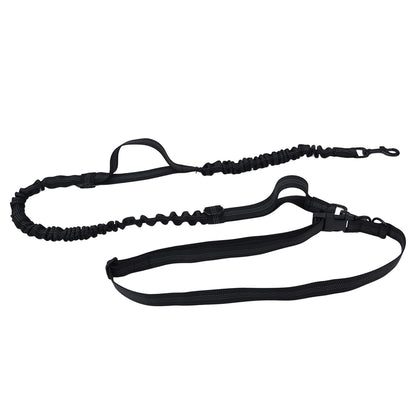 Pet Leash Reflective Retractable Portable Adjustable Dog Traction Rope for Pets Dogs Black - view 7