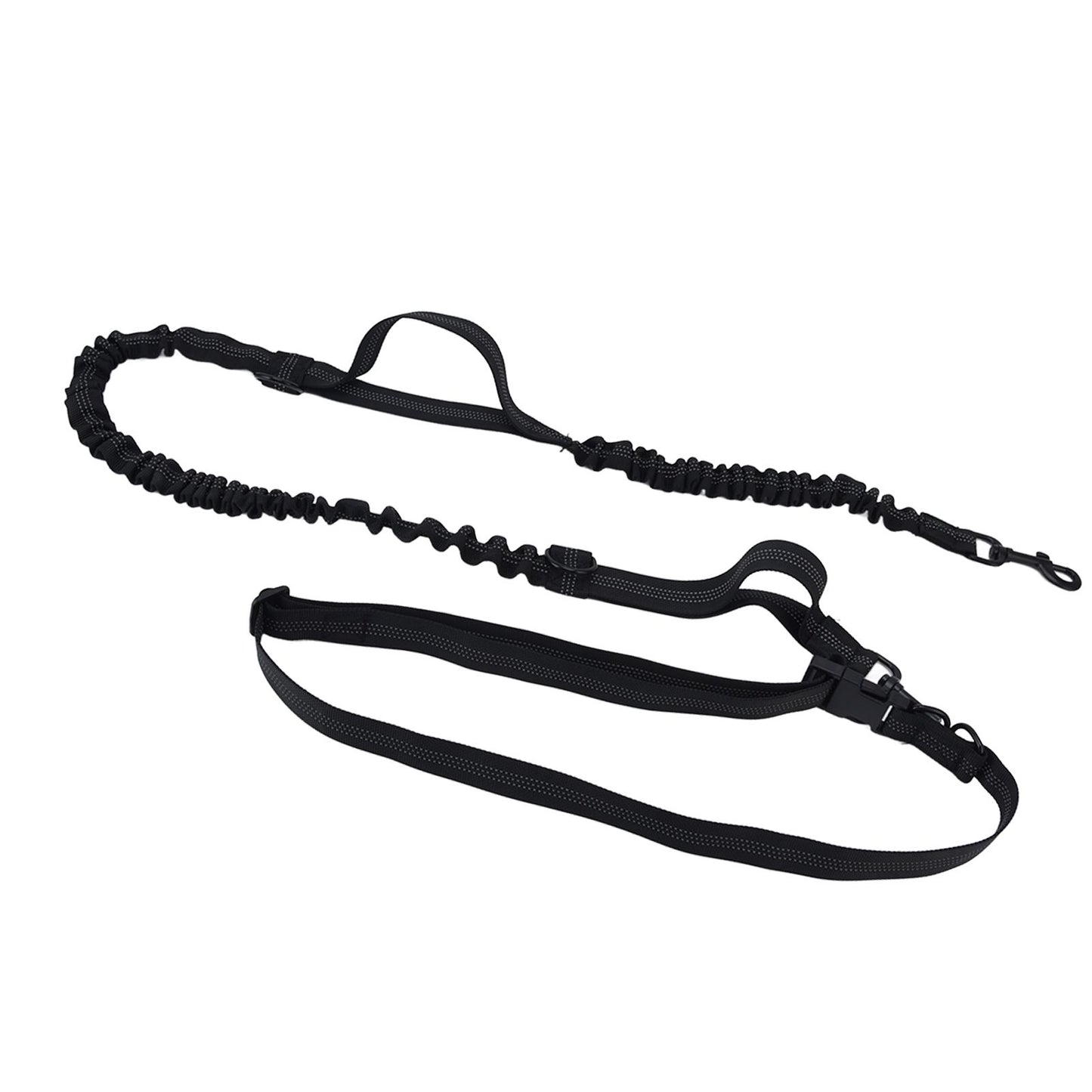 Pet Leash Reflective Retractable Portable Adjustable Dog Traction Rope for Pets Dogs Black - view 8