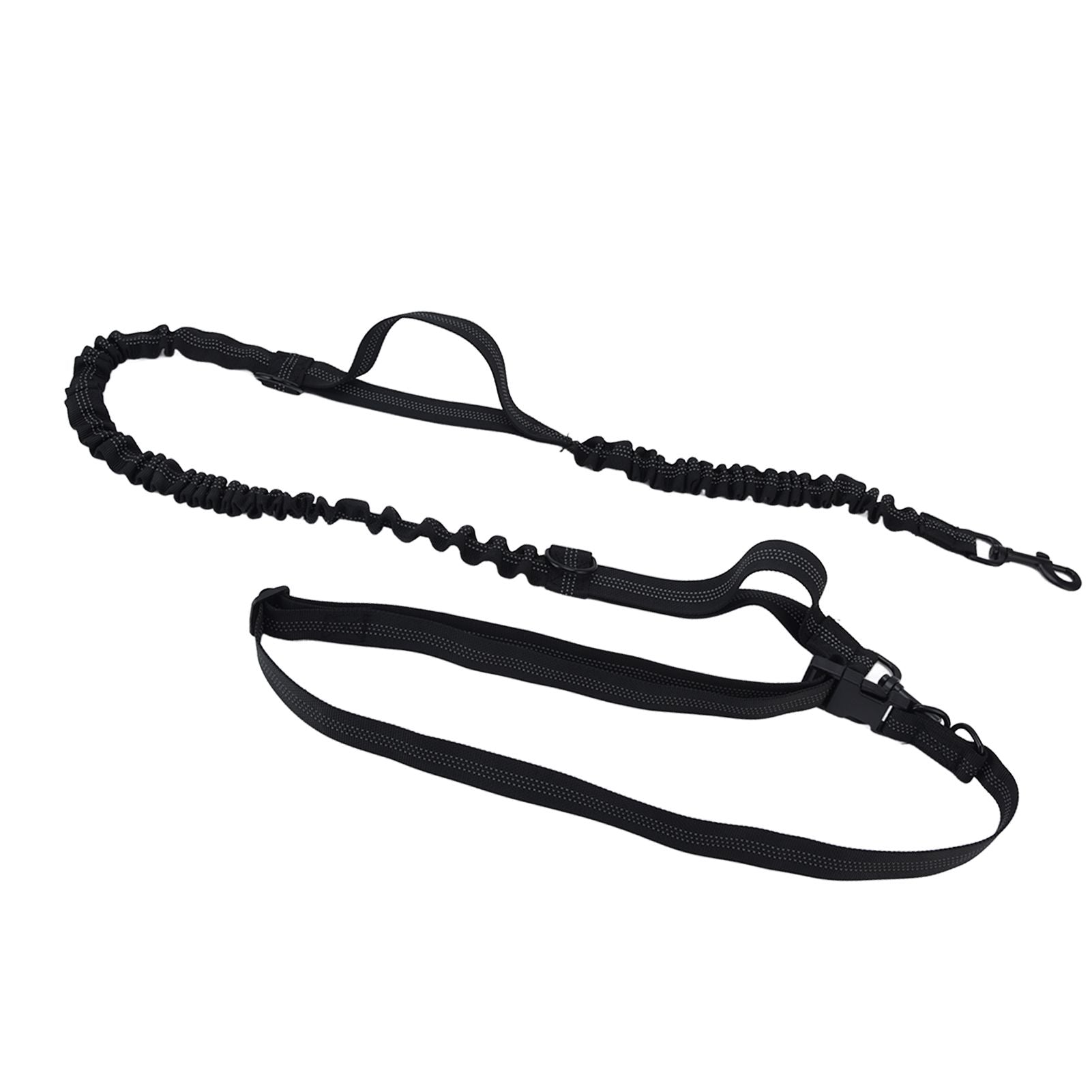 Pet Leash Reflective Retractable Portable Adjustable Dog Traction Rope for Pets Dogs Black - view 8