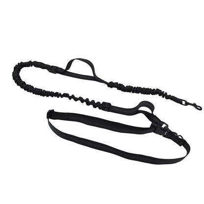 Pet Leash Reflective Retractable Portable Adjustable Dog Traction Rope for Pets Dogs Black - view 8