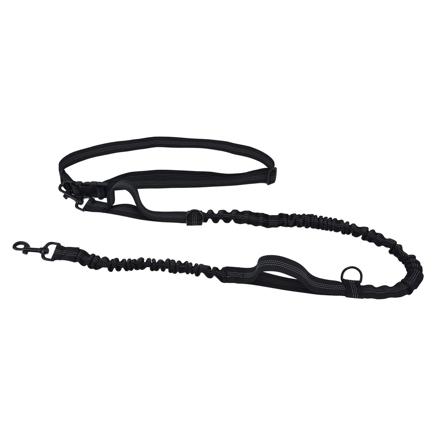 Pet Leash Reflective Retractable Portable Adjustable Dog Traction Rope for Pets Dogs Black - view 9