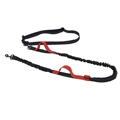 Pet Leash Reflective Retractable Portable Adjustable Dog Traction Rope for Pets Dogs Red - view 8