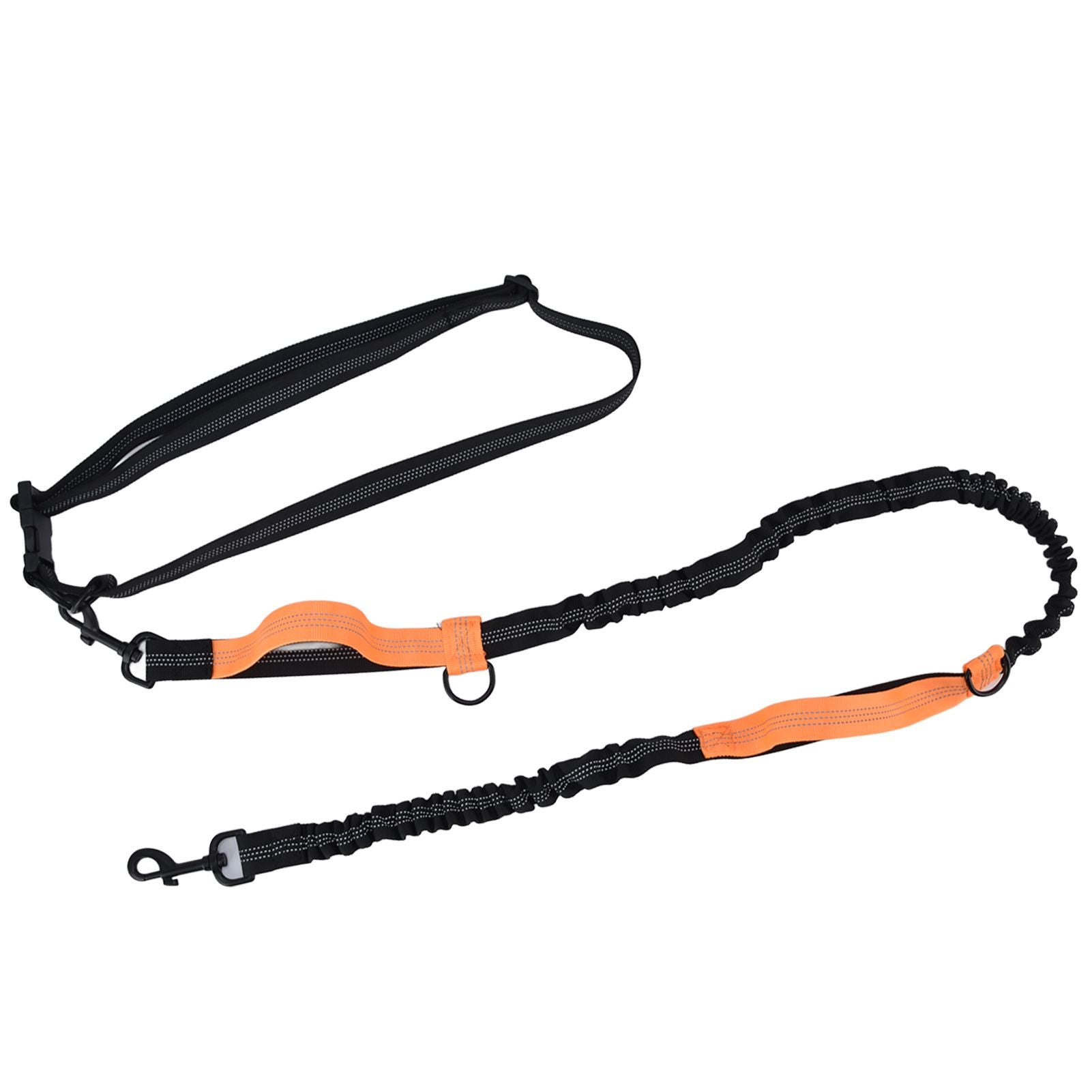 Pet Leash Reflective Retractable Portable Adjustable Dog Traction Rope for Pets Dogs Orange - view 2