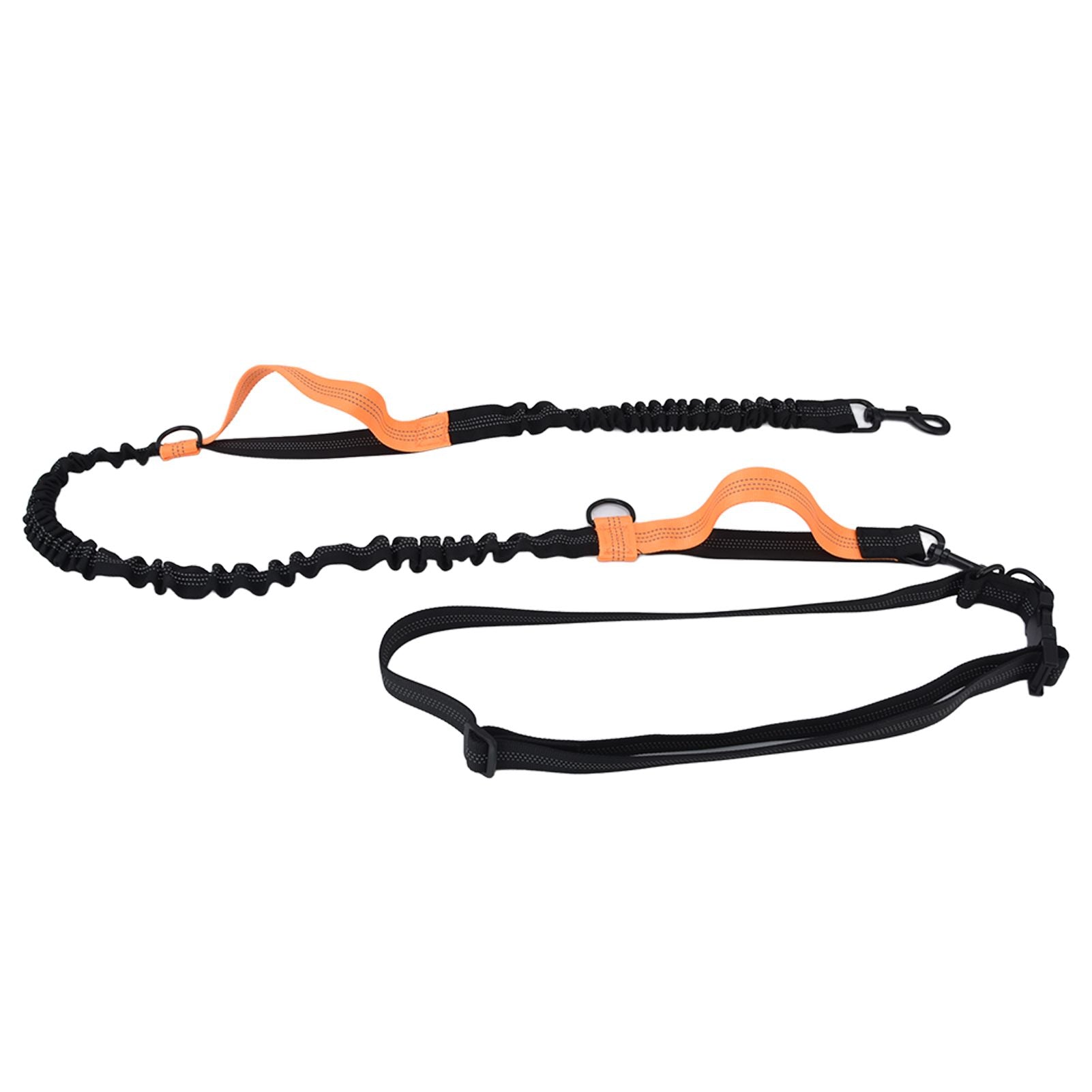 Pet Leash Reflective Retractable Portable Adjustable Dog Traction Rope for Pets Dogs Orange - view 3