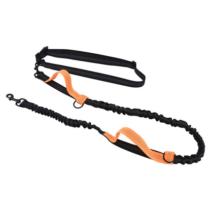 Pet Leash Reflective Retractable Portable Adjustable Dog Traction Rope for Pets Dogs Orange - view 5