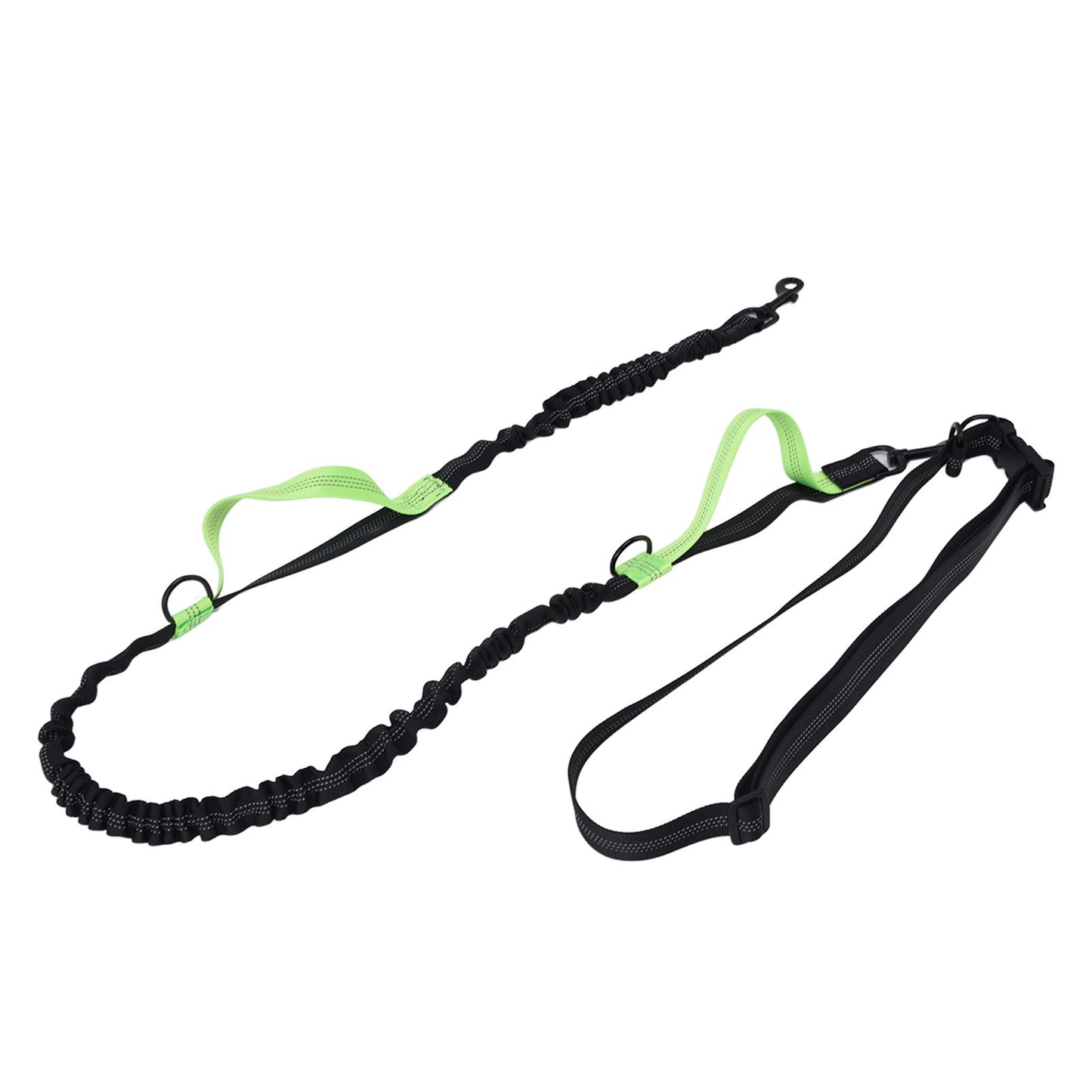 Pet Leash Reflective Retractable Portable Adjustable Dog Traction Rope for Pets Dogs Green - view 2