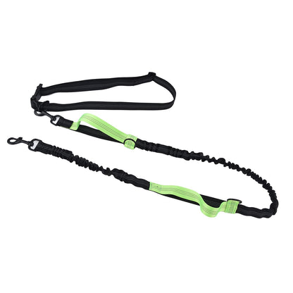 Pet Leash Reflective Retractable Portable Adjustable Dog Traction Rope for Pets Dogs Green - view 5