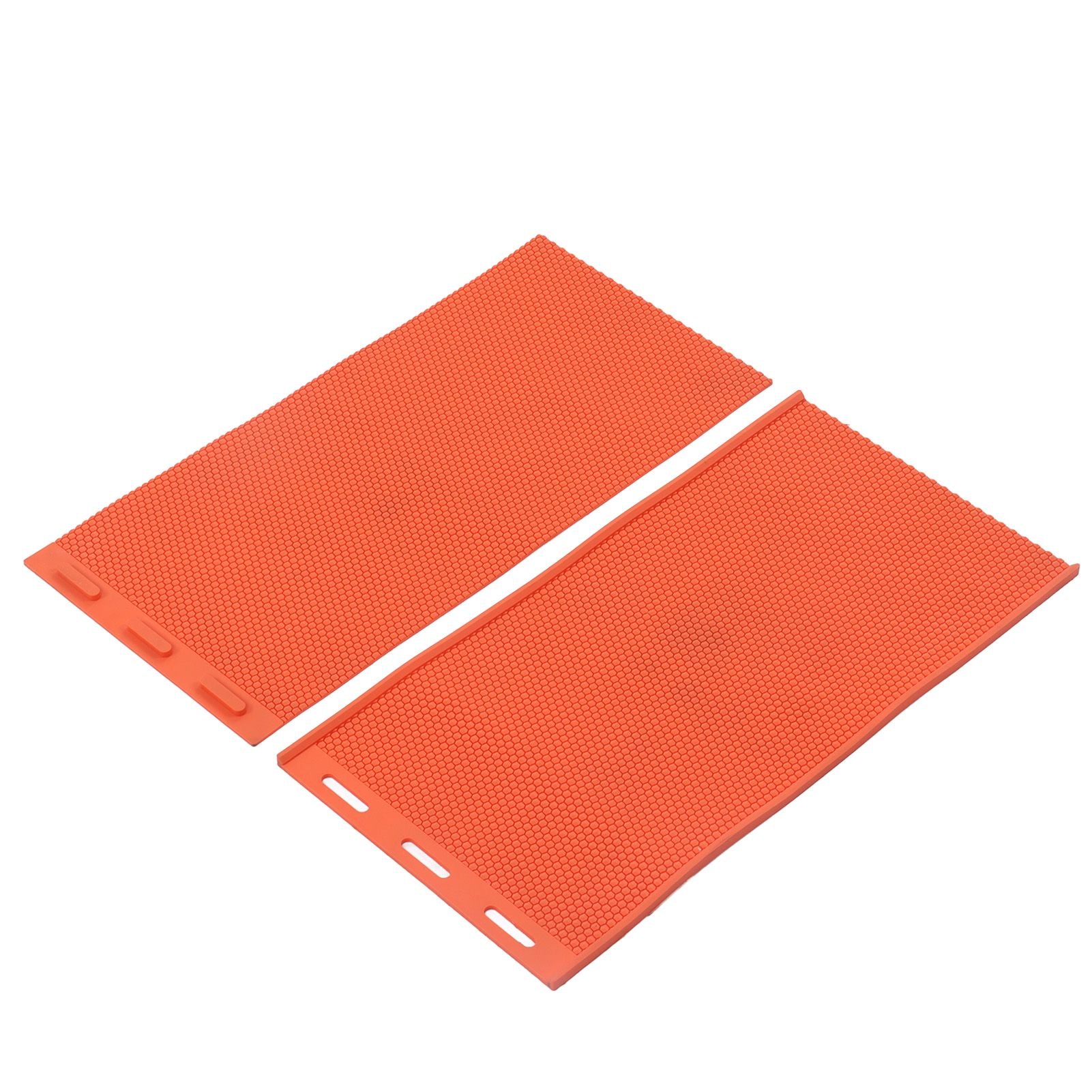 2pcs 5.4mm Beeswax Press Sheet Mould Foundation Foldable Silicone Beeswax Mold for Beekeeping Orange - view 2