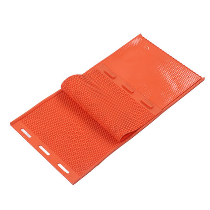 2pcs 5.4mm Beeswax Press Sheet Mould Foundation Foldable Silicone Beeswax Mold for Beekeeping Orange - view 3