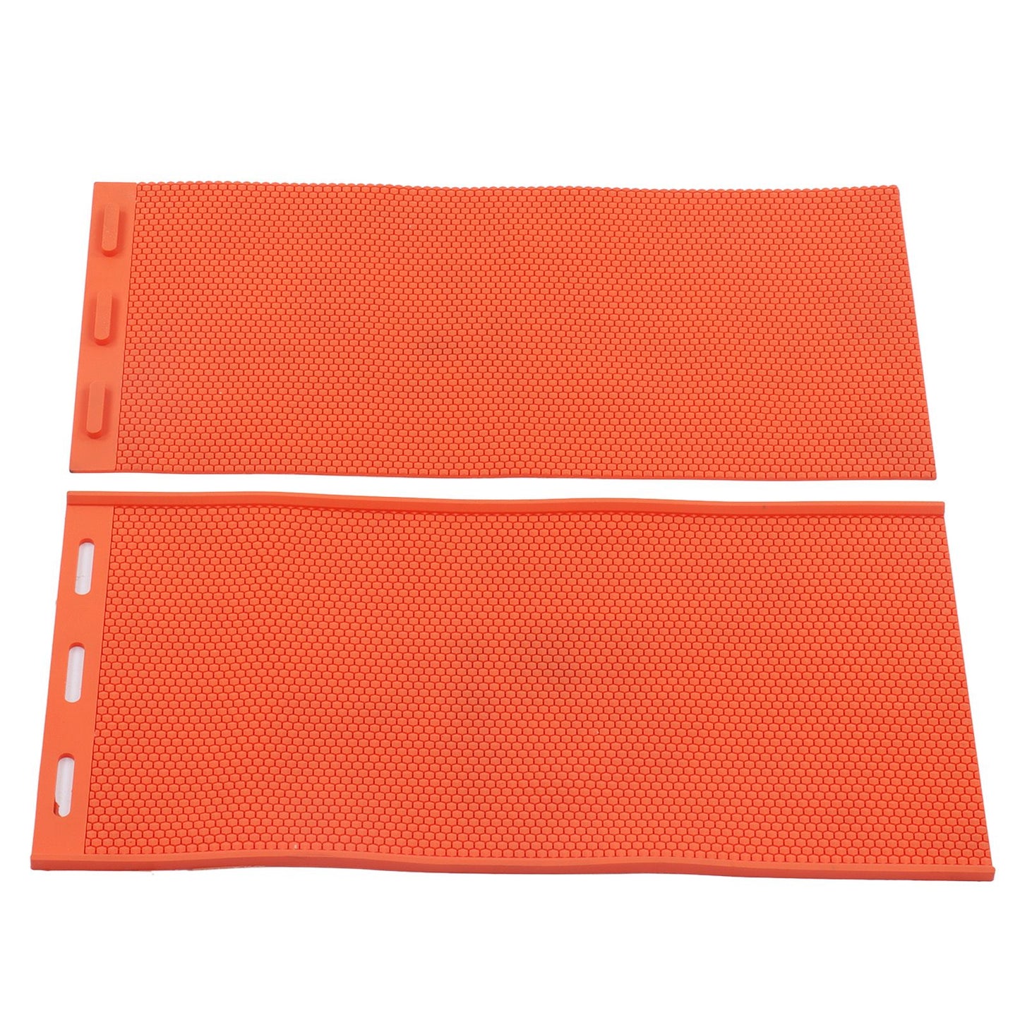 2pcs 5.4mm Beeswax Press Sheet Mould Foundation Foldable Silicone Beeswax Mold for Beekeeping Orange - view 4