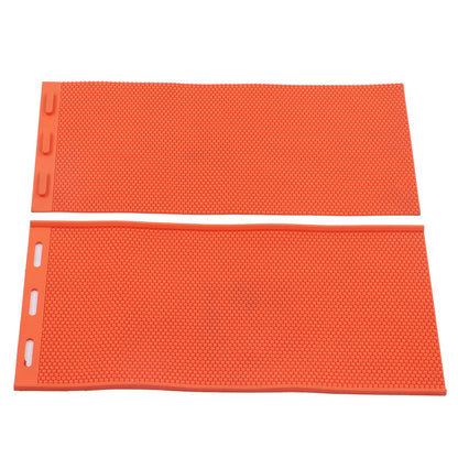 2pcs 5.4mm Beeswax Press Sheet Mould Foundation Foldable Silicone Beeswax Mold for Beekeeping Orange - view 4
