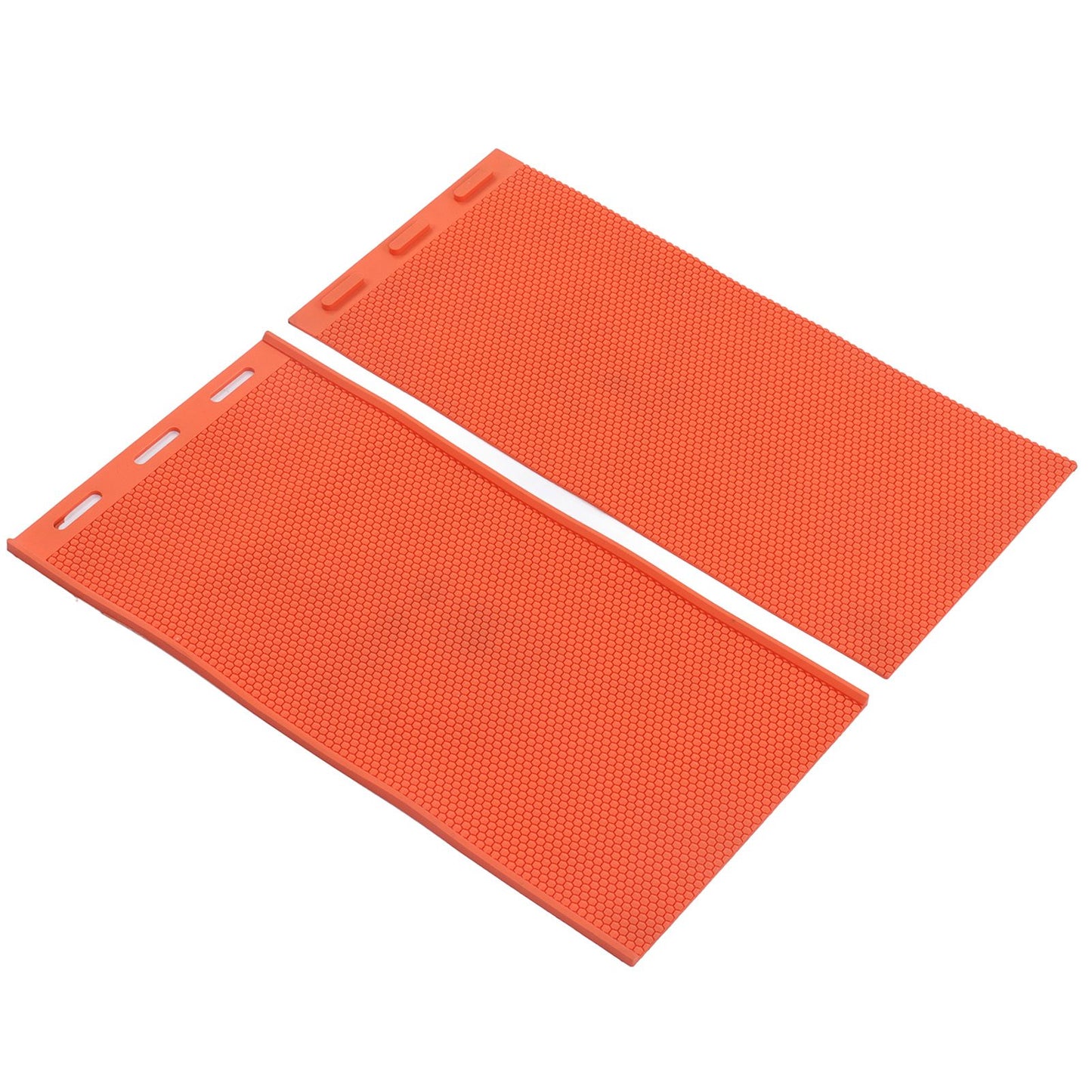 2pcs 5.4mm Beeswax Press Sheet Mould Foundation Foldable Silicone Beeswax Mold for Beekeeping Orange - view 7