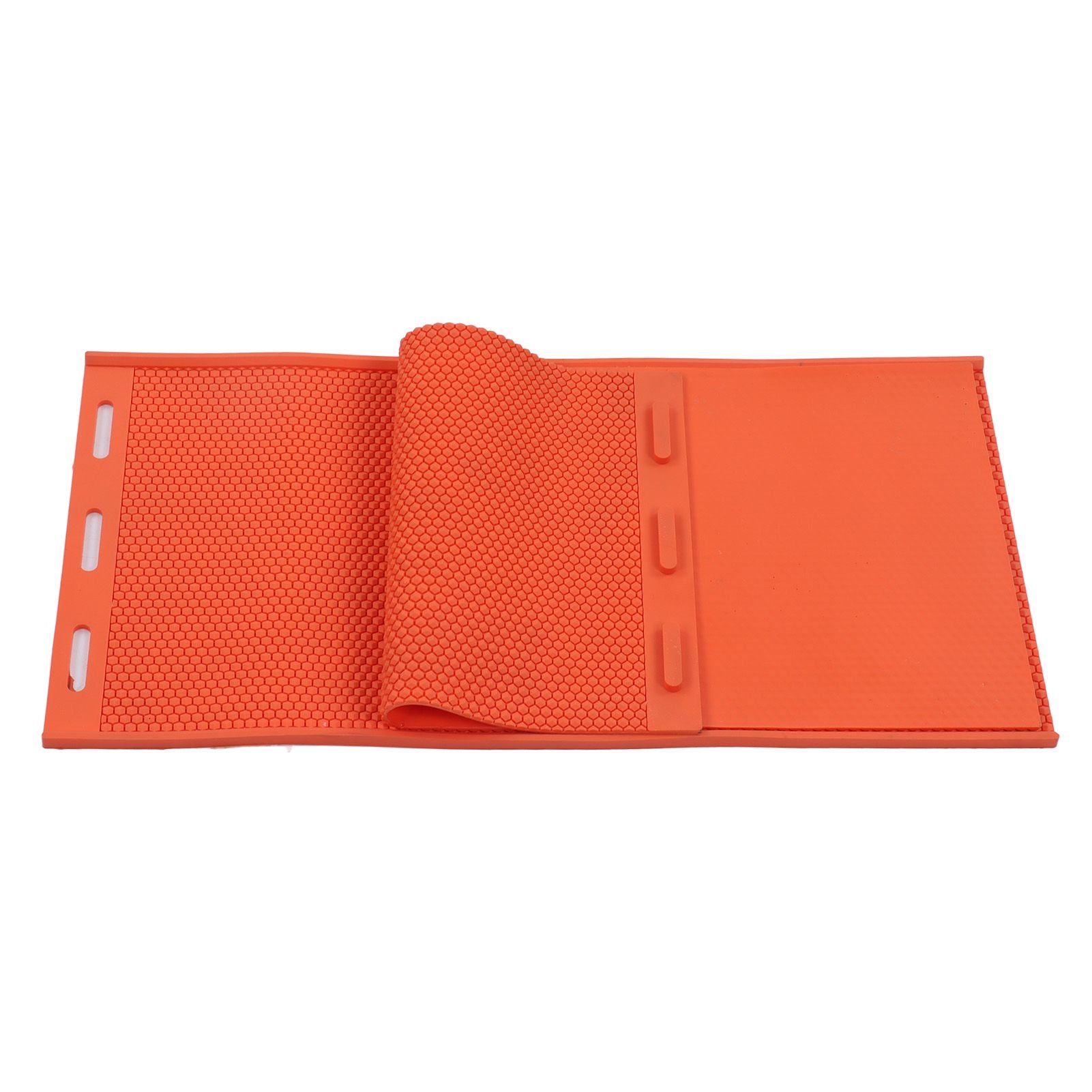 2pcs 5.4mm Beeswax Press Sheet Mould Foundation Foldable Silicone Beeswax Mold for Beekeeping Orange - view 8