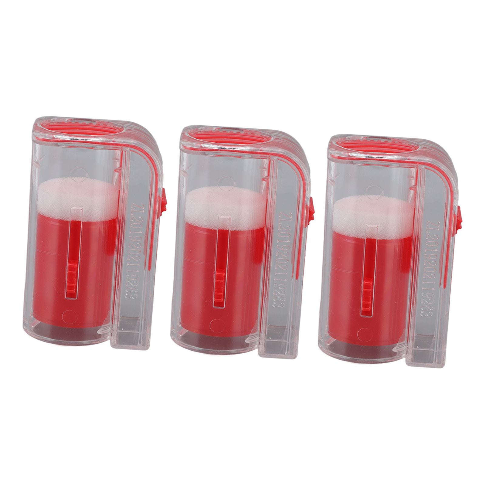 3Pcs Queen Bee Marking Cage Catcher Plastic One Handed Bee Queen Marker Bottle Beekeeping Tools for Beekeepers Red - view 2