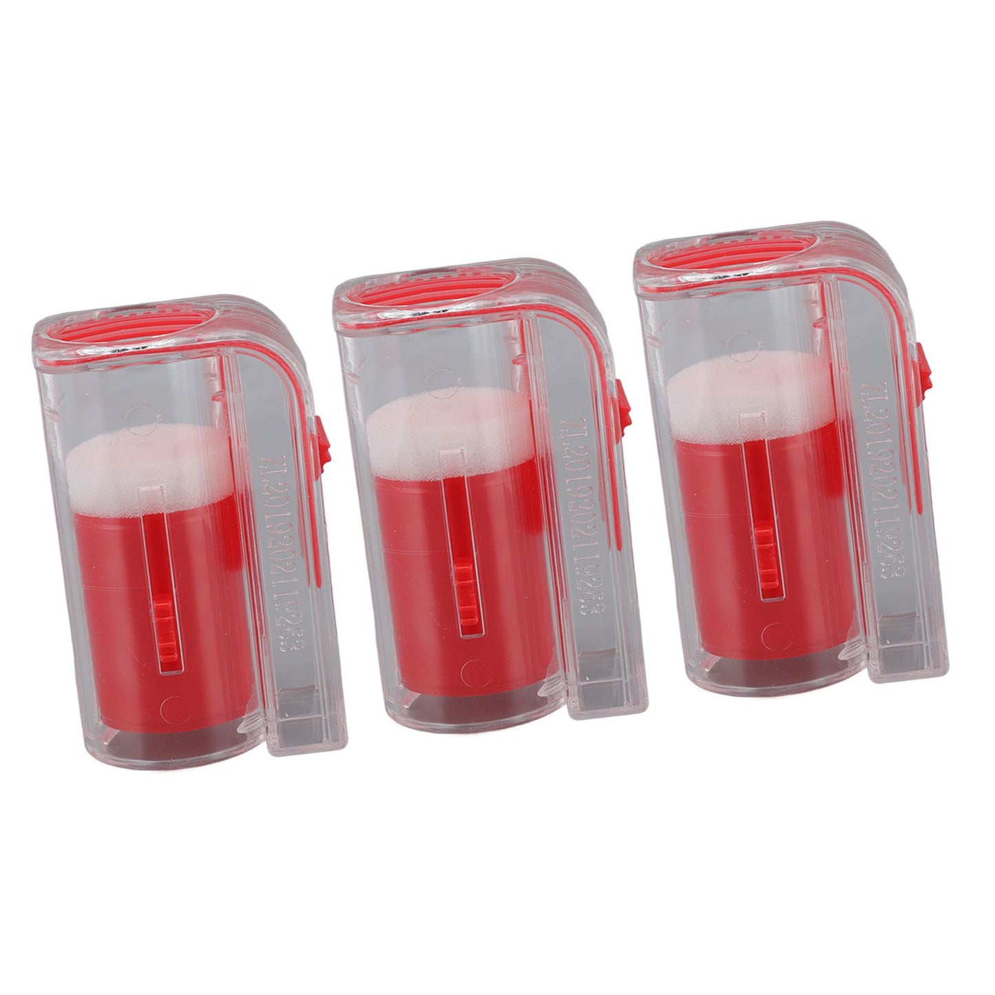 3Pcs Queen Bee Marking Cage Catcher Plastic One Handed Bee Queen Marker Bottle Beekeeping Tools for Beekeepers Red - view 3