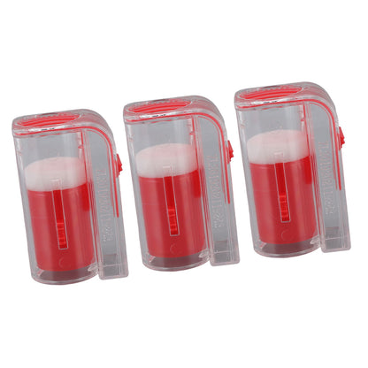 3Pcs Queen Bee Marking Cage Catcher Plastic One Handed Bee Queen Marker Bottle Beekeeping Tools for Beekeepers Red - view 3