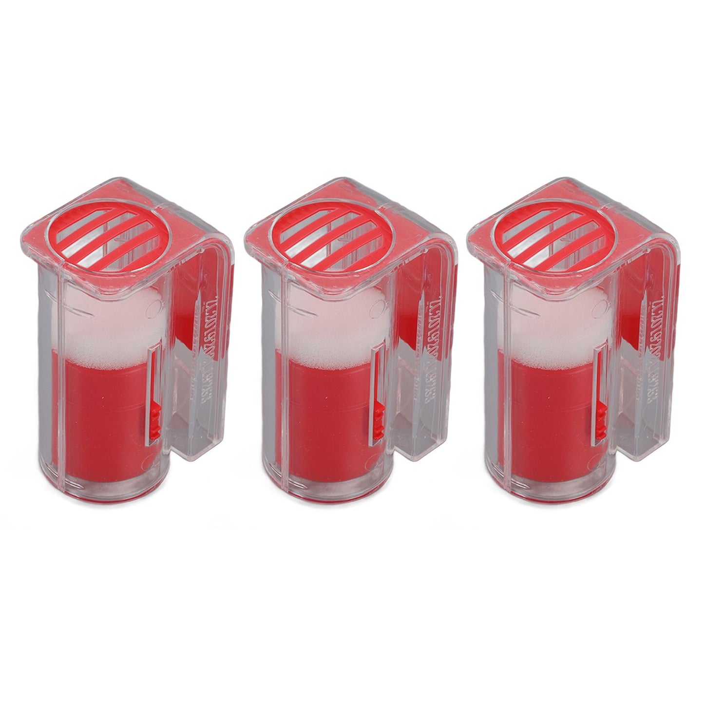 3Pcs Queen Bee Marking Cage Catcher Plastic One Handed Bee Queen Marker Bottle Beekeeping Tools for Beekeepers Red - view 4