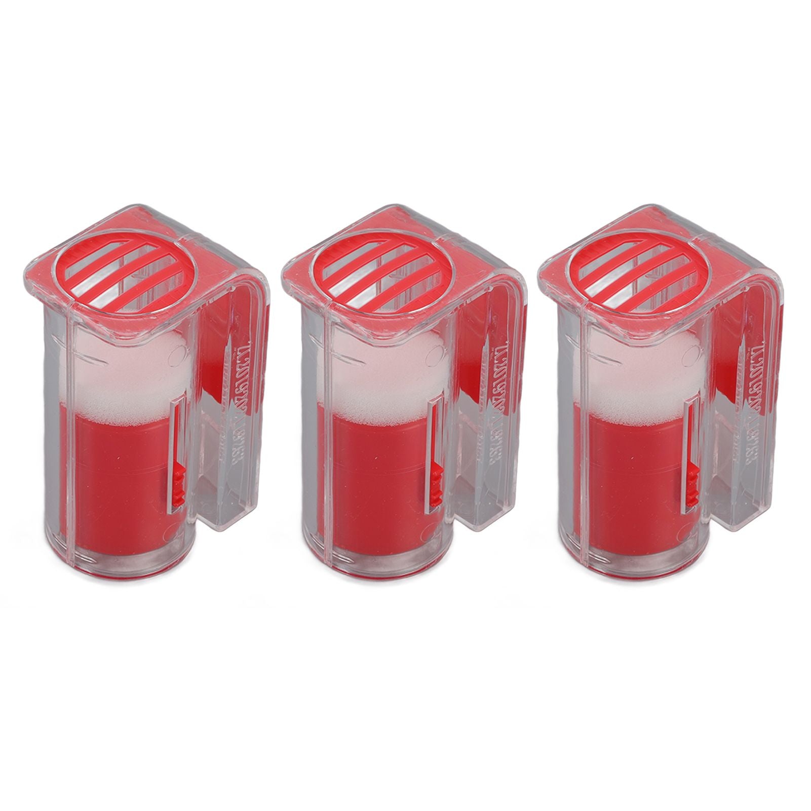 3Pcs Queen Bee Marking Cage Catcher Plastic One Handed Bee Queen Marker Bottle Beekeeping Tools for Beekeepers Red - view 4