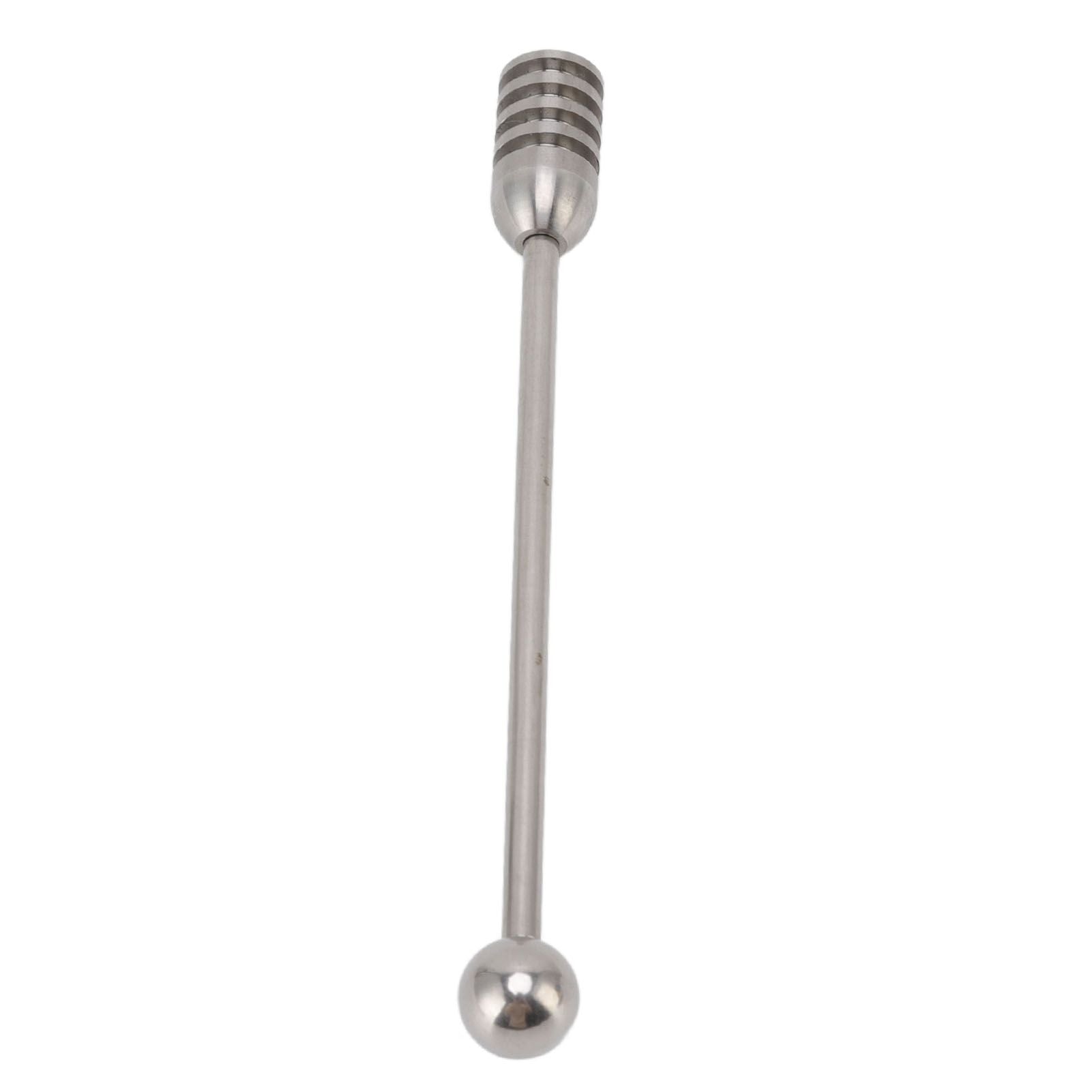 Honey Stick 15.5cm 304 Stainless Steel Fluted Design Easy Cleaning Honey Mixing Stick Coffee Stirrer Stirring Sticks - view 6