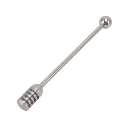 Honey Stick 15.5cm 304 Stainless Steel Fluted Design Easy Cleaning Honey Mixing Stick Coffee Stirrer Stirring Sticks - view 8