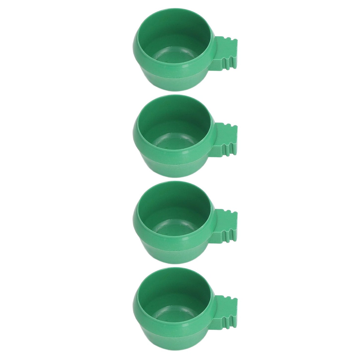 25Pcs Mini Bird Parrots Food Water Bowl Inlay Installation Round Green Parrots Small Food Water Bowl for Farms Home S - view 7