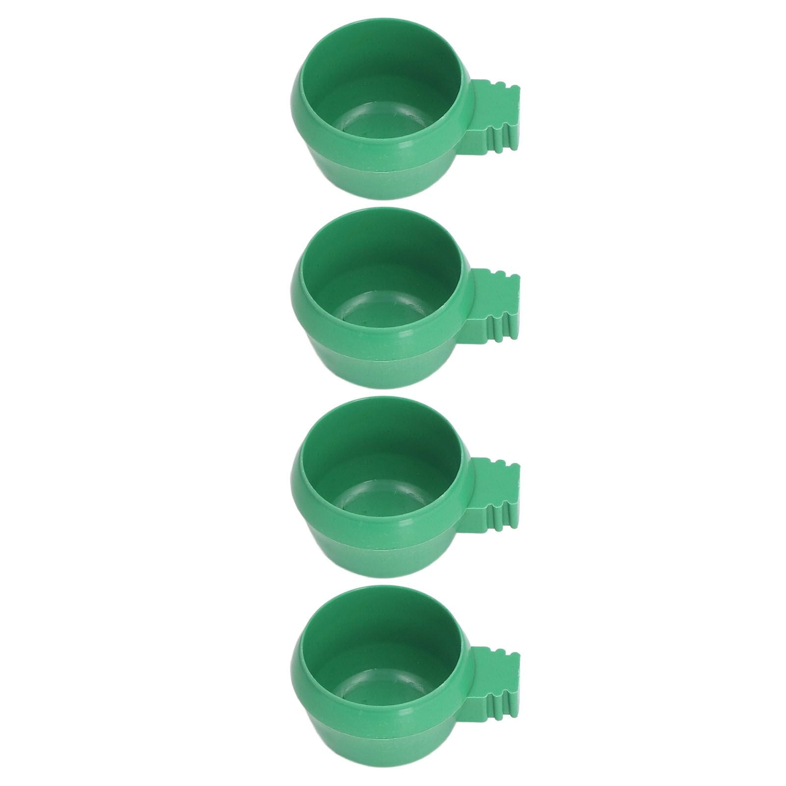 25Pcs Mini Bird Parrots Food Water Bowl Inlay Installation Round Green Parrots Small Food Water Bowl for Farms Home S - view 7