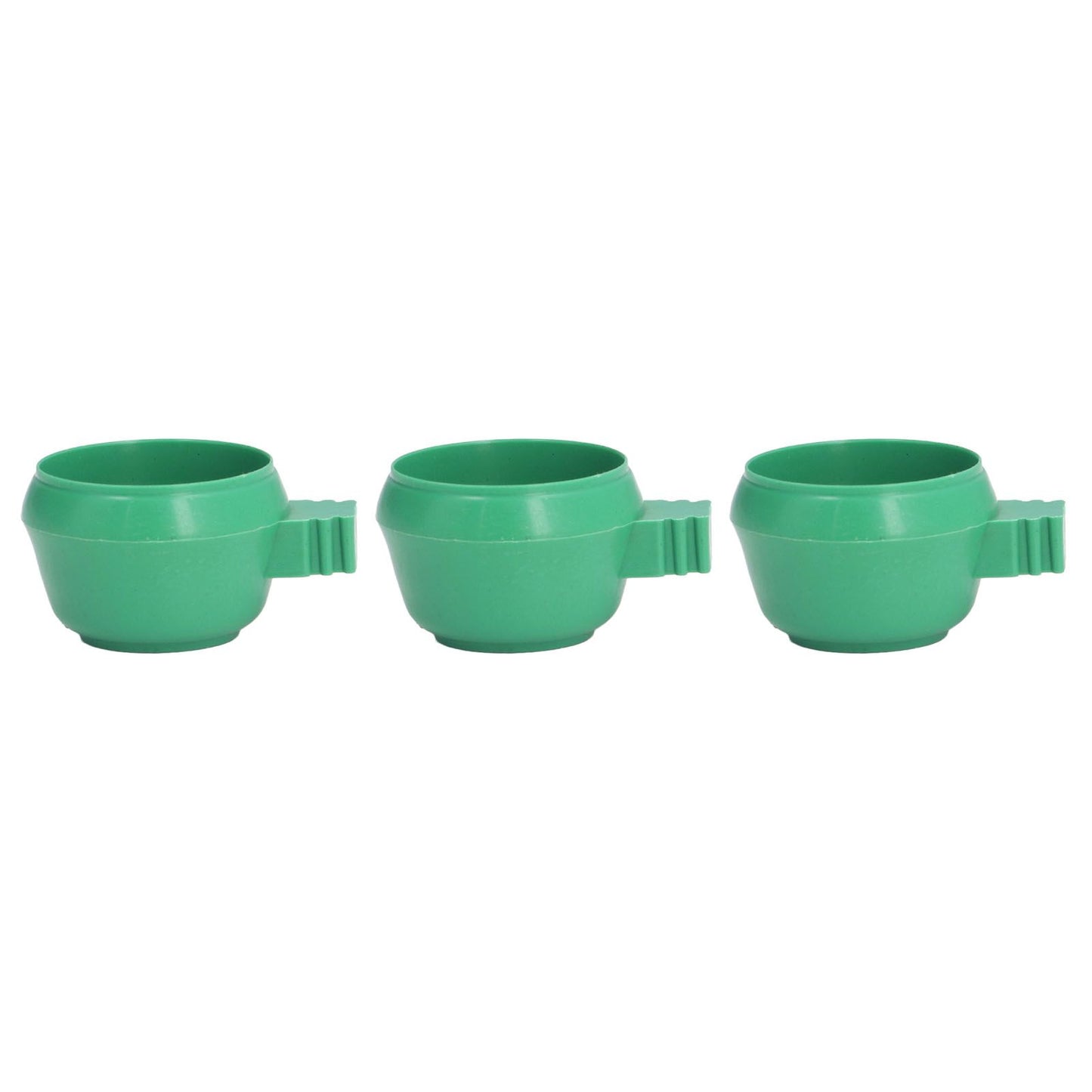 25Pcs Mini Bird Parrots Food Water Bowl Inlay Installation Round Green Parrots Small Food Water Bowl for Farms Home S - view 9