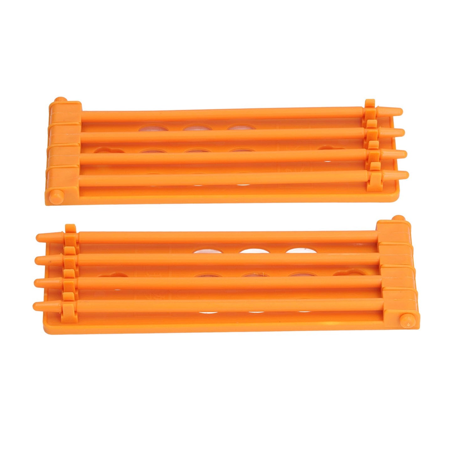 4Pcs Pigeon Leg Ring Stand 4 Column Design Large Capacity Wall Mounted Safe Durable Plastic Parrot Leg Ring Holder Yellow - view 7
