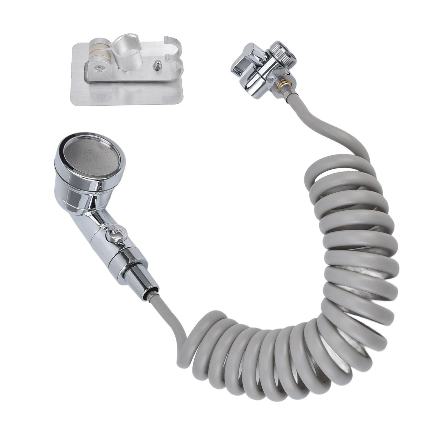 Sink Shower Sprayer Stretchy Hose Adjustable Mode Faucet Sprayer Attachment for Shampooing Pet Bathing - view 8