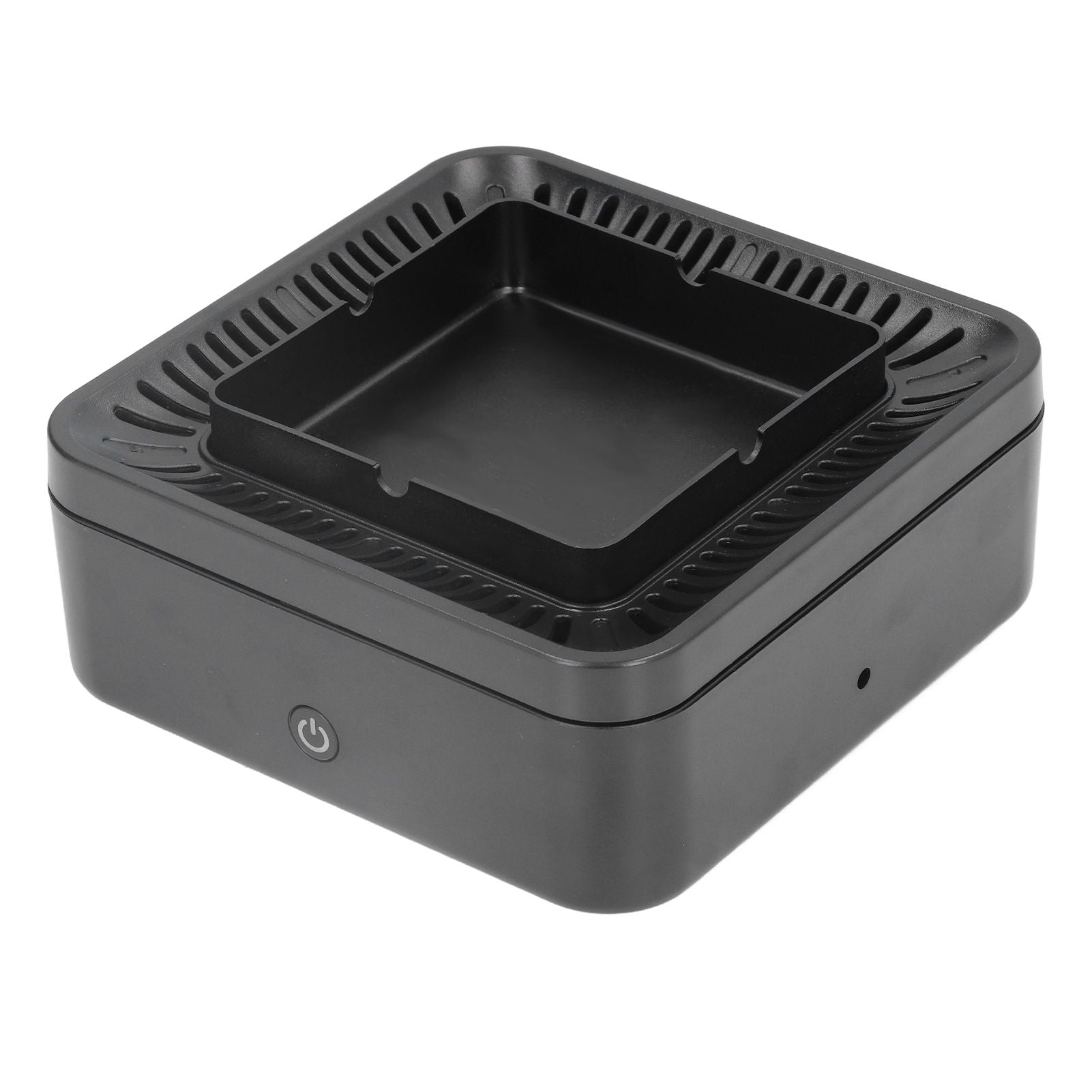 Smokeless Ashtray Gray Home Office Desktop USB Charging Large Air Volume Negative Ion Ashtray Purifier - view 3