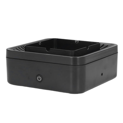 Smokeless Ashtray Gray Home Office Desktop USB Charging Large Air Volume Negative Ion Ashtray Purifier - view 4