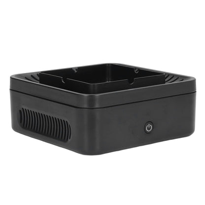 Smokeless Ashtray Gray Home Office Desktop USB Charging Large Air Volume Negative Ion Ashtray Purifier - view 5