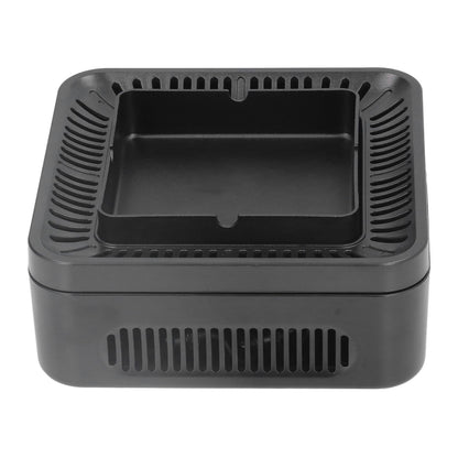 Smokeless Ashtray Gray Home Office Desktop USB Charging Large Air Volume Negative Ion Ashtray Purifier - view 7