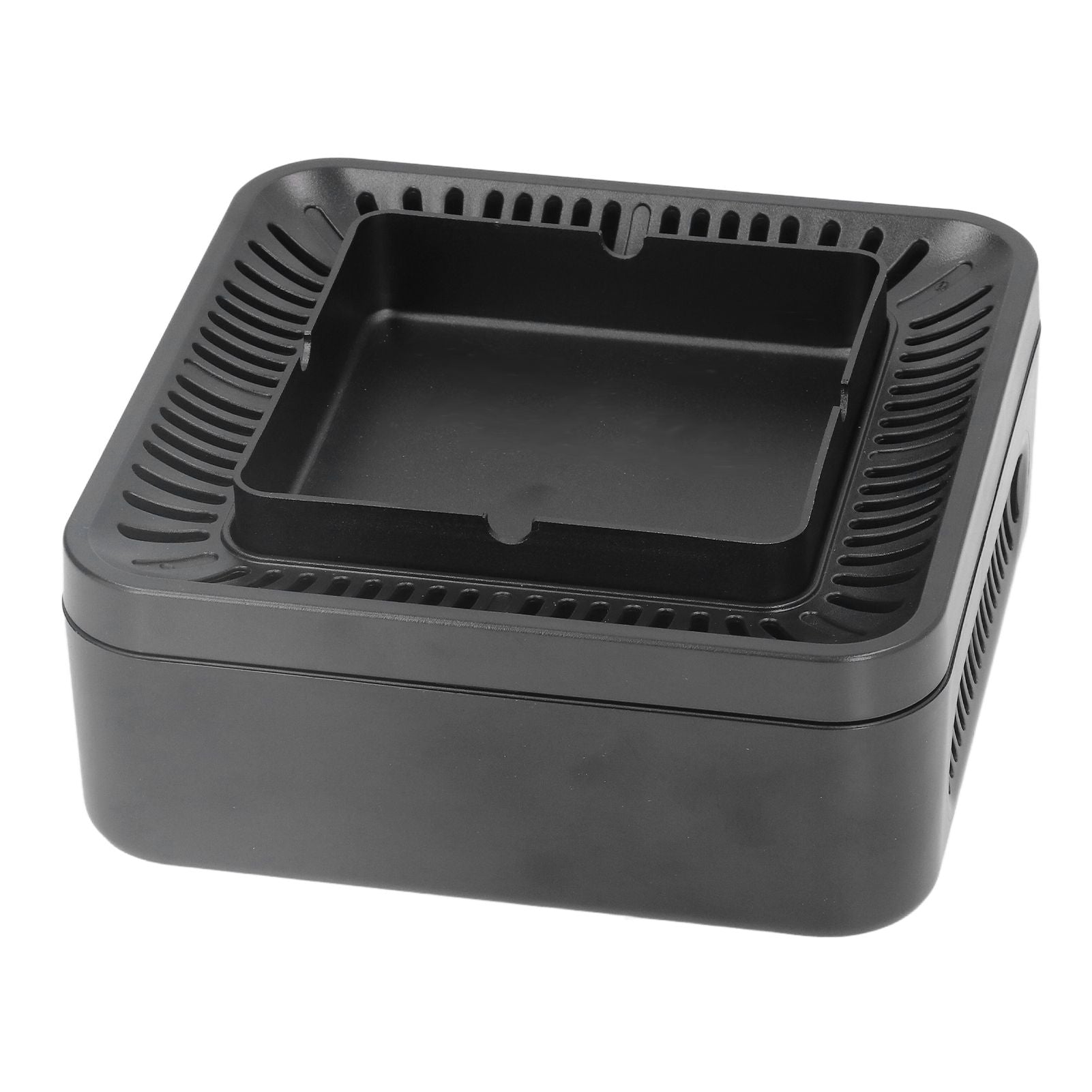 Smokeless Ashtray Gray Home Office Desktop USB Charging Large Air Volume Negative Ion Ashtray Purifier - view 8