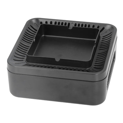 Smokeless Ashtray Gray Home Office Desktop USB Charging Large Air Volume Negative Ion Ashtray Purifier - view 8