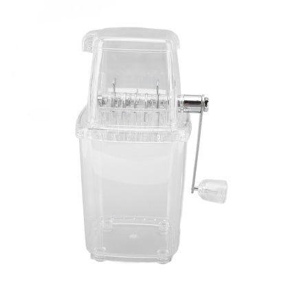 Hand Cranked Ice Crusher Clear Rustproof Multifunctional Manual Ice Crusher for Home Kitchen Transparent - view 2