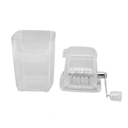 Hand Cranked Ice Crusher Clear Rustproof Multifunctional Manual Ice Crusher for Home Kitchen Transparent - view 3