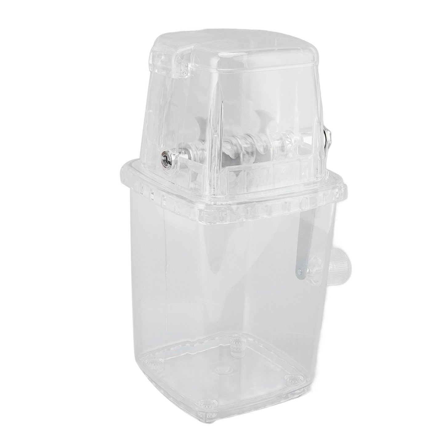 Hand Cranked Ice Crusher Clear Rustproof Multifunctional Manual Ice Crusher for Home Kitchen Transparent - view 4