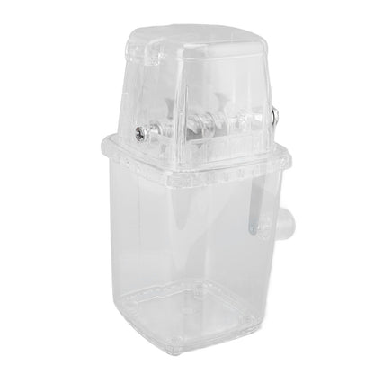 Hand Cranked Ice Crusher Clear Rustproof Multifunctional Manual Ice Crusher for Home Kitchen Transparent - view 4
