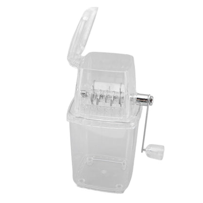 Hand Cranked Ice Crusher Clear Rustproof Multifunctional Manual Ice Crusher for Home Kitchen Transparent - view 6