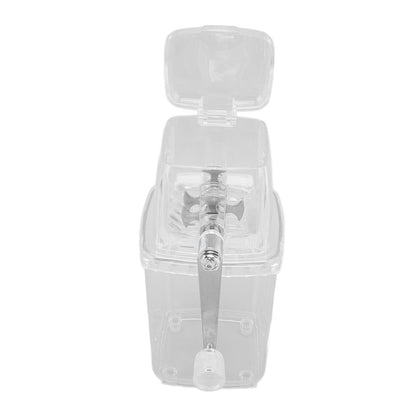 Hand Cranked Ice Crusher Clear Rustproof Multifunctional Manual Ice Crusher for Home Kitchen Transparent - view 8
