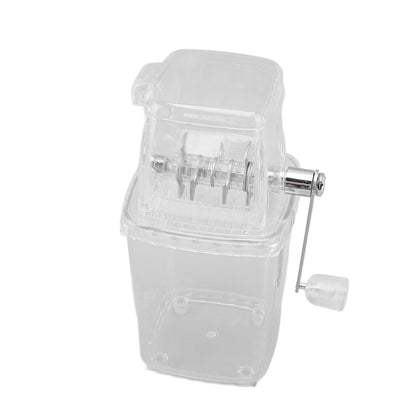 Hand Cranked Ice Crusher Clear Rustproof Multifunctional Manual Ice Crusher for Home Kitchen Transparent - view 9