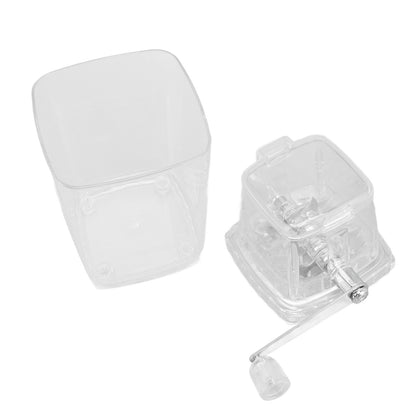 Hand Cranked Ice Crusher Clear Rustproof Multifunctional Manual Ice Crusher for Home Kitchen Transparent - view 10