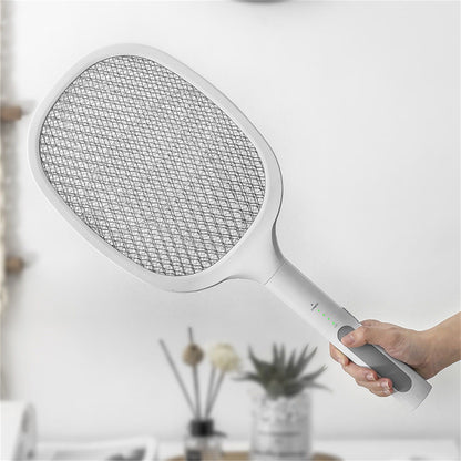 Electric Mosquito Swatter 5V 1A Rechargeable Efficient 2 in 1 Electric Mosquito Bat with LED Light for Home White - view 3